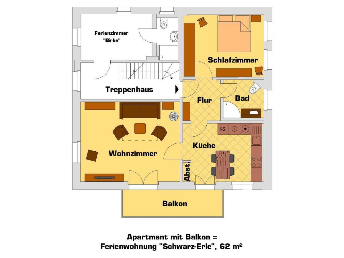 גראל-מוריץ “Haus Am Kuestenwald” Ferienwohnungen מראה חיצוני תמונה